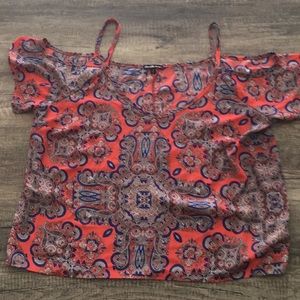 Charlotte Russe printed blouse